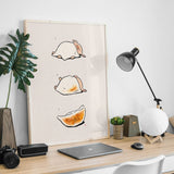 Fai Kee Studio Gyoza Pig Transformer 8x10 Art Print