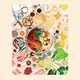 IKIWISI Hot Pot 8"x10" Art Print
