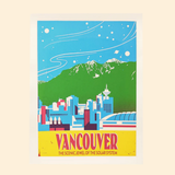 Secret Planet Vancouver Screen Print