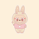 Over the Luna Labubu Soymilk Sticker