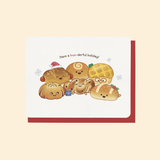Bowl Cut Paper Goods Bun-derful Holiday Greeting Card