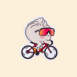 Artbedo Bao on a Road Bike Sticker