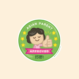 Bowl Cut Paper Goods Asian Parent Approved Mom Sticker