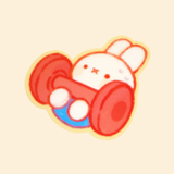 Yumo Mao Miffy Weightlighting Sticker