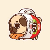 Puglie HK Milk Tea Sticker