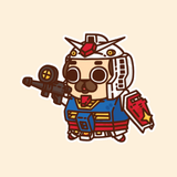 Puglie Gundam Sticker