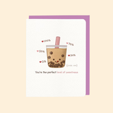 Bowl Cut Paper Goods You're the Perfect Level of Sweetness Greeting Card