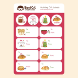 Bowl Cut Paper Goods Holiday Gift Labels