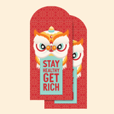 IKIWISI Stay Healthy, Get Rich Red Pocket