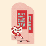 IKIWISI Don't Spend It All On Bubble Tea Red Pocket