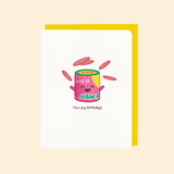 Bowl Cut Paper Goods Haw-py Birthday! Greeting Card