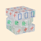 Transparent Mahjong Cube