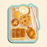 IKIWISI Chinese Bakery Tray Magnet
