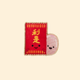 Bowl Cut Paper Goods Chinese Lucky Candy Wooden Pin