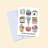 Artbedo You're The Coolest Greeting Card