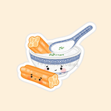 Raychoostudios Congee Vinyl Sticker