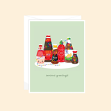 Raychoostudios Seasons Greetings Christmas Greeting Card