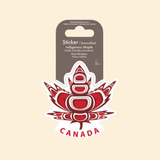 Canada Indigenous Maple Leaf Sticker