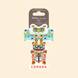 Totem Pole Canada Sticker