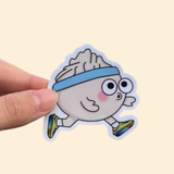 Artbedo Bao on a Run Sticker