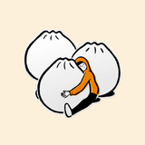 Fai Kee Studio Dumpling Hug Vinyl Sticker