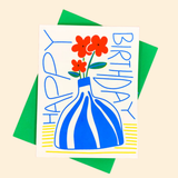 Secret Planet Happy Birthday Still Life Greeting Card