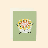 Paper & Rice Co. Asian Fruit Cake Greeting Card