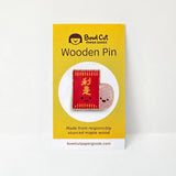 Bowl Cut Paper Goods Chinese Lucky Candy Wooden Pin
