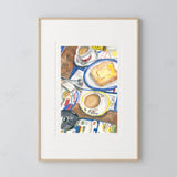 Medjool Studio Hong Kong Breakfast 8x10 Art Print
