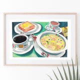 Medjool Studio Hong Kong Noodle Breakfast 8x10 Art Print