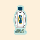 IKIWISI White Flower Oil Sticker
