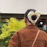 Heart Oversized Bow Scrunchie