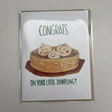 Congrats On Your Little Dumpling Greeting Card