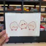 Yumo Mao 3 Dumplings 4"x6" Art Print