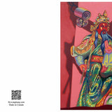 Liang Wang Guan Gong Greeting Card