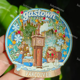 SolynMemo Gastown Winter Landmark Magnet