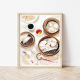 Medjool Studio Hong Kong Dim Sum 8x10 Art Print