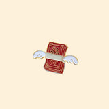 Something Nice Supply Flying Red Pocket Enamel Pin