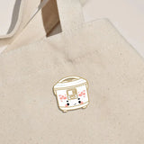 Raychoostudios Sakura Rice Cooker Enamel Pin