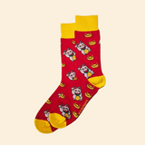 Lunchbox "Rich Maneki-Neko" Lucky Cat Socks