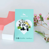 Hop & Flop Panda Enamel Pin