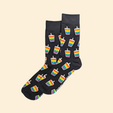 Lunchbox Pride Bubble Tea Socks