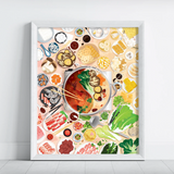 IKIWISI Hot Pot 8"x10" Art Print
