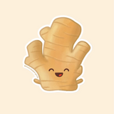 Bowl Cut Paper Goods Ginger Sticker