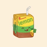 Bowl Cut Paper Goods Lemon Tea Sticker