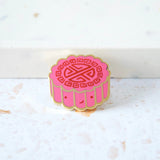 Hop & Flop Strawberry Mooncake Enamel Pin