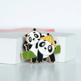 Hop & Flop Panda Enamel Pin