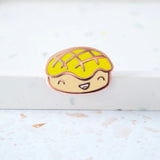 Hop & Flop Pineapple Bolo Bun Enamel Pin