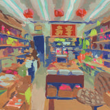 Liang Wang 280 Pender St Mural Postcard