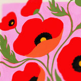 Fai Kee Studio Poppies in Vitasoy 8x10 Art Print